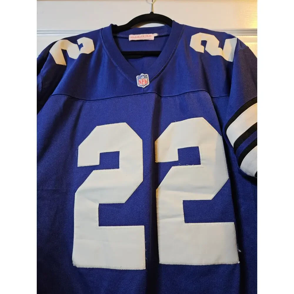Mitchell & Ness Emmitt Smith Cowboys Throwback 1995 Jersey Size 48 Stitched L - Picture 4 of 9